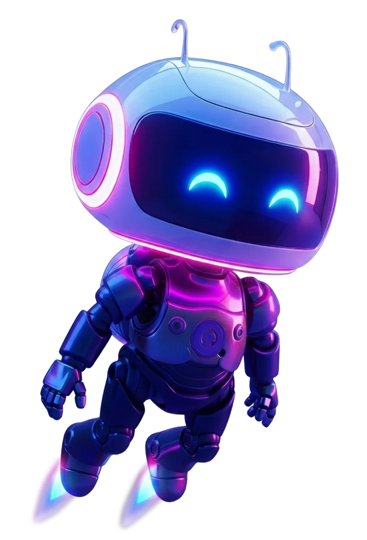 Agent AI Comarch – robot machający dłonią
